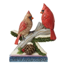 Cardinals On Snowy Branch