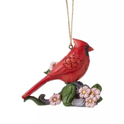 Caring Cardinals Flower Orn