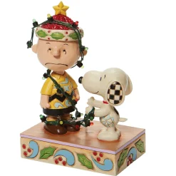 Charlie Brown Tangled Lights