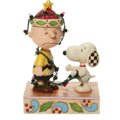 Charlie Brown Tangled Lights