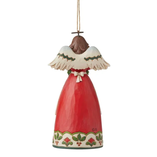 Christmas Floral Angel Orn