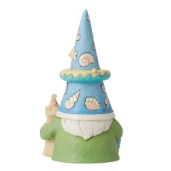 Coastal Gnome And Sandcastle