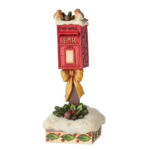 European Robins On Postbox