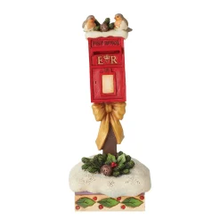 European Robins On Postbox