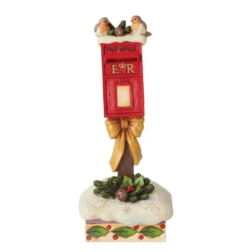 European Robins On Postbox