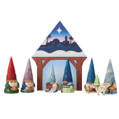 Gnome Christmas Pageant 8Pcset