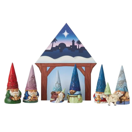 Gnome Christmas Pageant 8Pcset