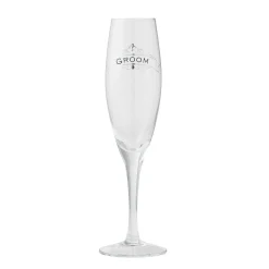 Groom Toasting Glass