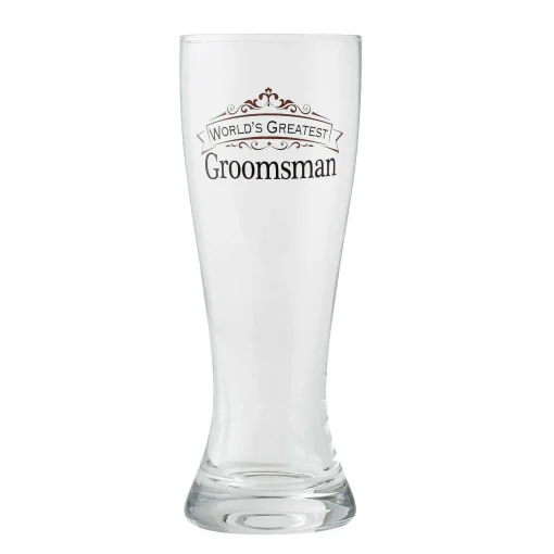 Groomsman Beer Glass