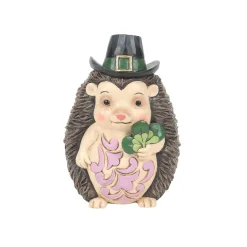 Hedgehog Green Hat And Clover