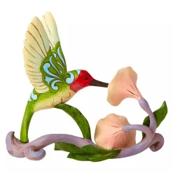 Hummingbird With Flower