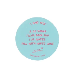 I Said Yes Wine Glass