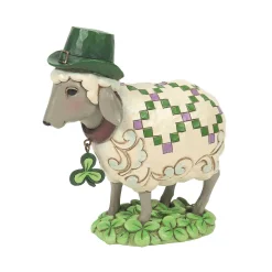 Irish Sheep In Clover Patch