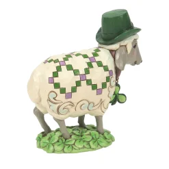 Irish Sheep In Clover Patch