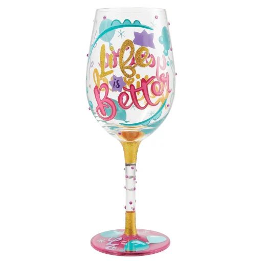 Life When Retired Wine Glass