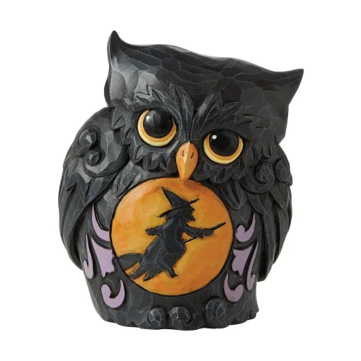 Mini Halloween Owl With Scene