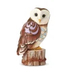 Mini Owl On Tree Stump
