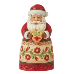 Mini Santa Holding Heart