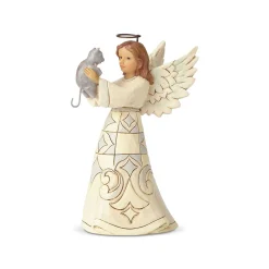 Pint Sized Angel With Cat