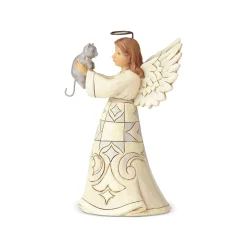 Pint Sized Angel With Cat