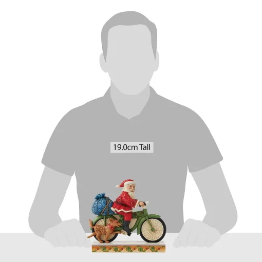 Santa Riding Bicycle
