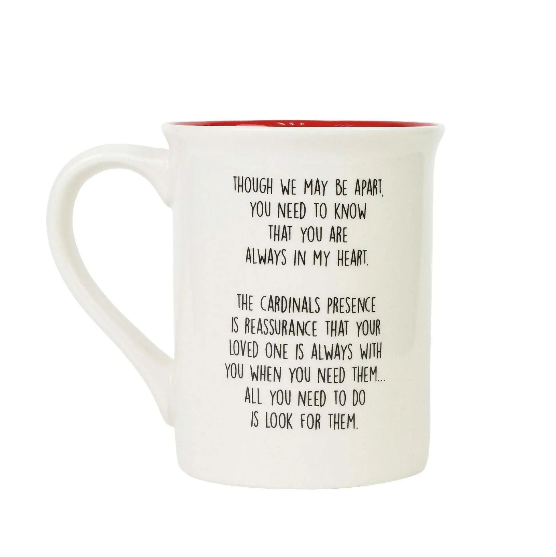 Sculpted Cardinal Mug