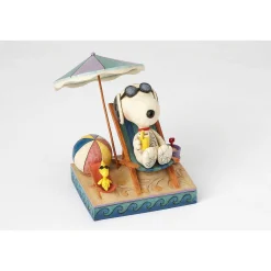 Snoopy And Woodstock At Beach
