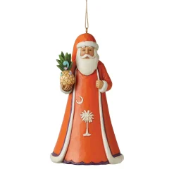 Southcarolina Orange Santa Orn