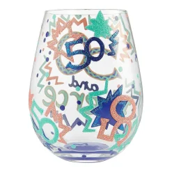 Stemless 50 And Fierce