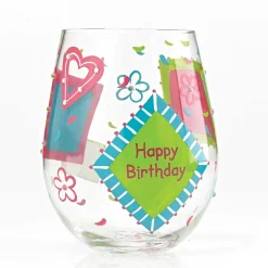 Stemless Glass Birthday Girl