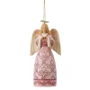 The Rose Pink Angel Ornament