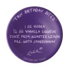 Tiny Birthday Bites Wine Glass