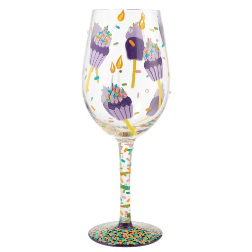Tiny Birthday Bites Wine Glass