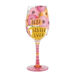 Wine Glass Best Sister Ever