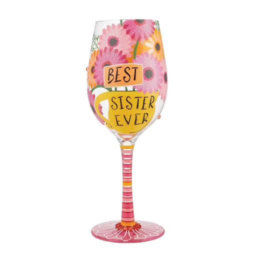 Wine Glass Best Sister Ever