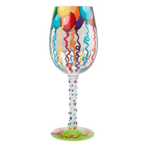 Wine Glass Birthday Streamers