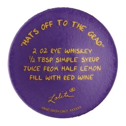 Wine Glass Hats Off To Grad