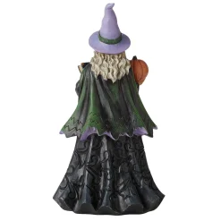 Witch With Pumpkin And Scene