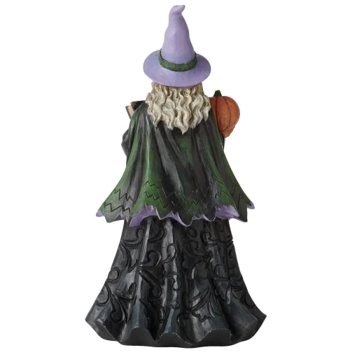 Witch With Pumpkin And Scene