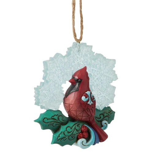 Wonderlnd Cardinal Snowflakeor